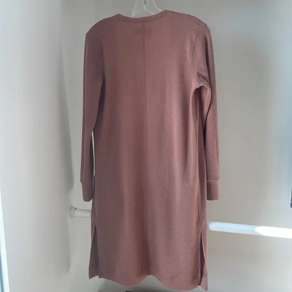 Abercrombie & Fitch Soft A&F Cozy Small Dusty Rose Long Duster Cardig… - Picture 2 of 8